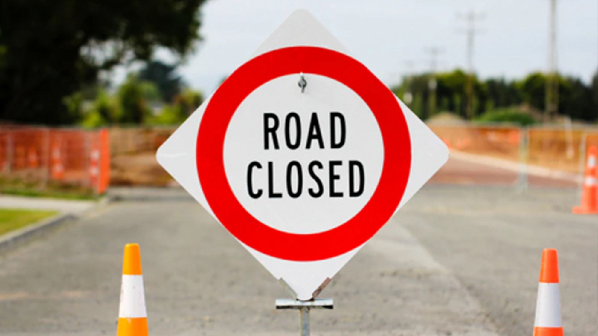 road closed